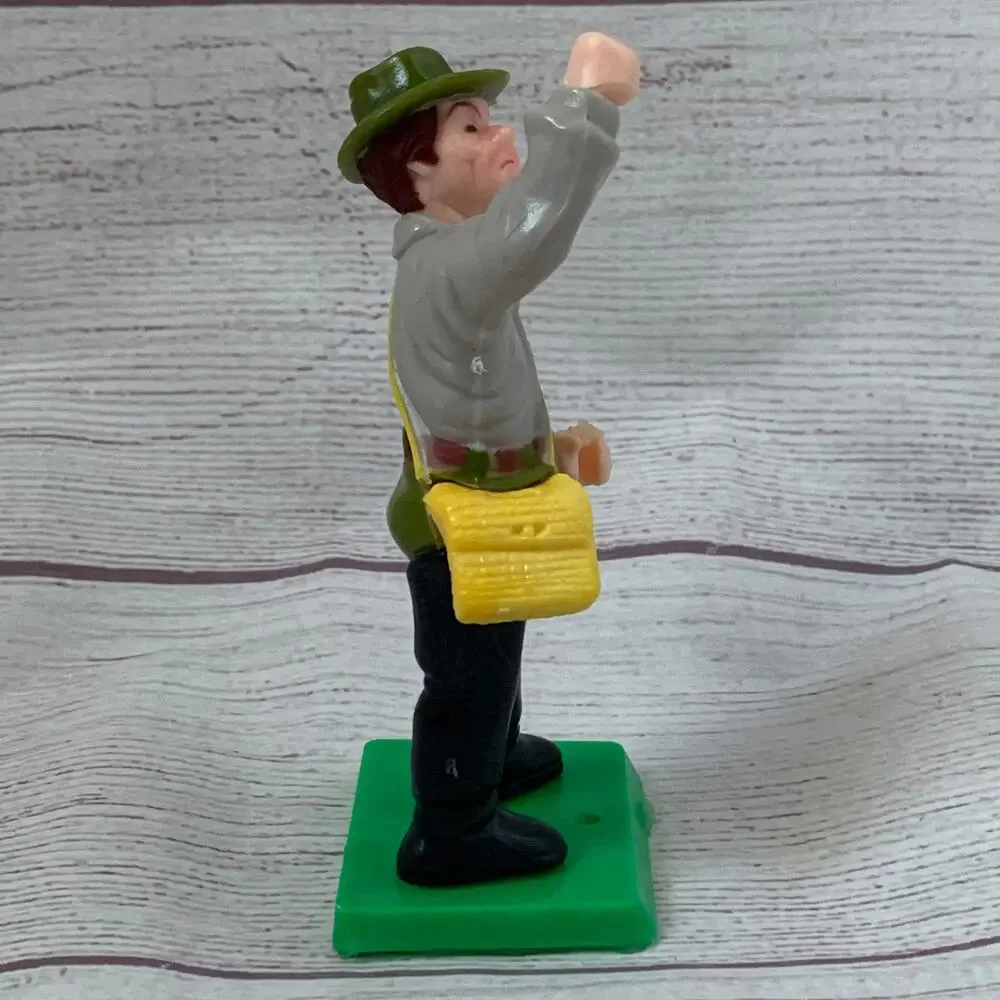 Vintage 1978 Wilton Fishy Situation Fisherman Cake Topper Figurine 5.25”H